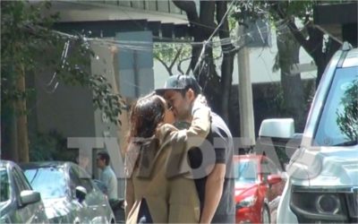 Captan a Poncho Herrera y Ana de la Reguera dándose un beso