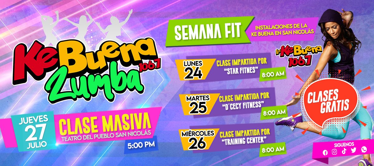 BANNER KEBUENA ZUMBA KeBuena ZUMBA