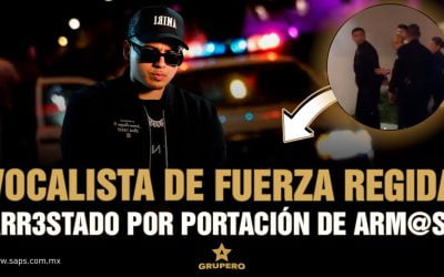 Los integrantes de ‘’FUERZA REGIDA’’ fueron detenidos por posesión de arma de fuego.