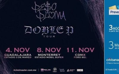 Doble P Tour en Guadalajara, Monterrey y Ciudad de México.
