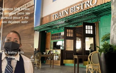 Mesera retiene a comensales por no dejarle una buena propina.