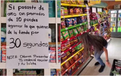 Si sacaste 10 de promedio, puedes llevarte lo que quieras de esta tienda.