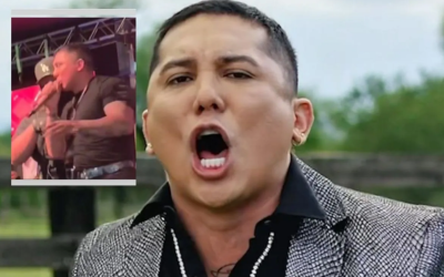 Bajan del escenario a Edwin Luna en concierto por hombres armados