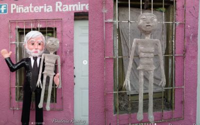 Crean piñata de Jaime Maussan y su extraterrestre