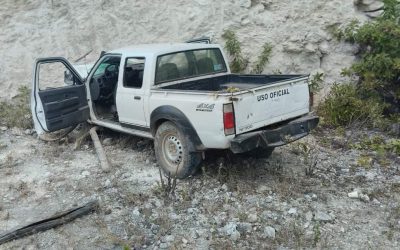 Otro vehículo  del ayuntamiento de Pisaflores protagoniza accidente, dejando dos personas sin vida