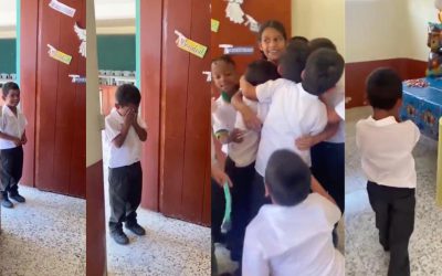 Niño llora cuando le celebran su cumpleaños, dicen que «fue su primera fiesta»