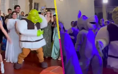 Una Boda muy original con show de ‘Shrek’ se hace viral en las redes sociales