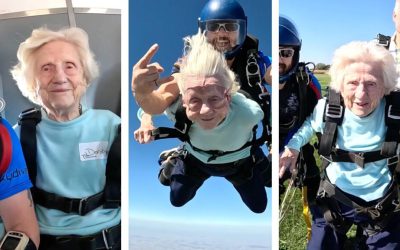 Salto de altura a los 104 años: Mujer de Chicago rompió récord como la persona mas longeva en realizar el salto.