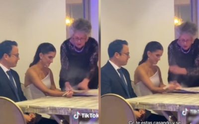 Se le quema su acta de matrimonio en plena boda ¿Una señal?
