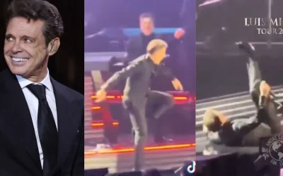 Luis Miguel sufre caída en pleno concierto en la Arena Ciudad de México: VIDEO