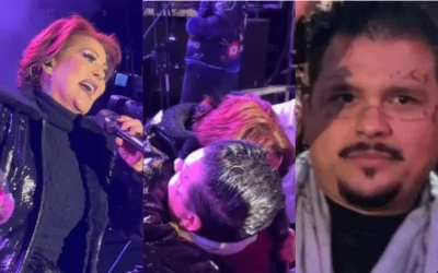 Alejandra Guzmán confunde a un imitador de Christian Nodal con el original. VIDEO