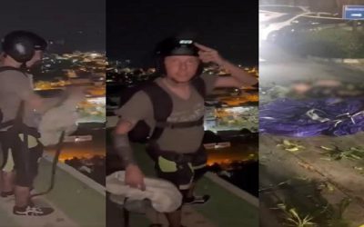 “Tres, dos, uno… nos vemos”, pero el paracaídas no se abrió. VIDEO