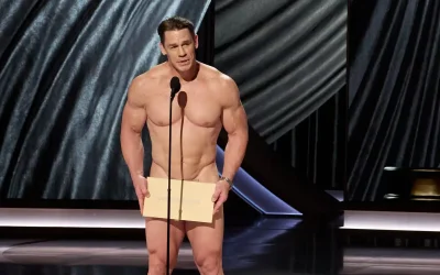 La verdadera razón por la que John Cena apareció sin ropa en los Oscar