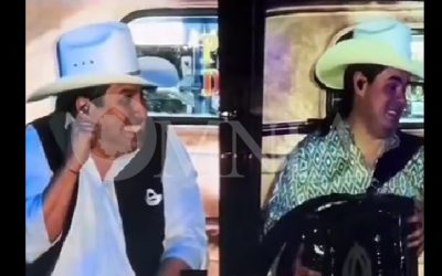 Julion Alvares podría ser acreedor de  una multa de un millón de pesos por cantar corridos este fin de semana. VIDEO