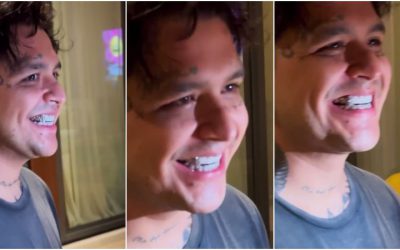 ¡Es lo mas estúpido que he hecho! Christian Nodal revela que se puso dientes de diamante.