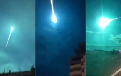 La mejor filmación de un cometa… digno de una película de ciencia ficción. Video