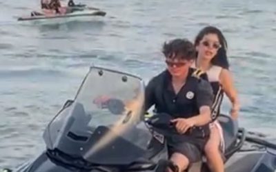 Captan a Gabito Ballesteros junto a Kenia Os