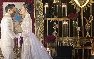 ¡Si se casaron! Ángela Aguilar y Nodal ya son marido y mujer.