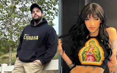 Hermano de Ángela Aguilar le coquetea a Cazzu tras no ser invitado a su boda con Nodal.