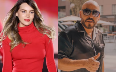 Lupillo Rivera manda mensaje a Belinda tras sufrir caída en pasarela.