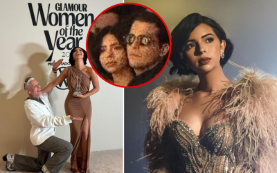 Ángela Aguilar recibe reconocimiento a ‘Mujer del Año’ acompañada de Nodal.