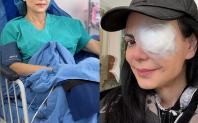 ¡Maribel Guardia sorprende con parche en el ojo!