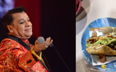 Mujer asegura que figura de Juan Gabriel se le apareció en la envoltura de sus tacos.