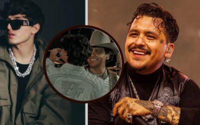 Nodal y Gabito Ballesteros graban su nuevo video musical