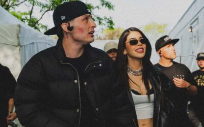 Así fue como Peso Pluma paró su concierto para besar a Kenia Os