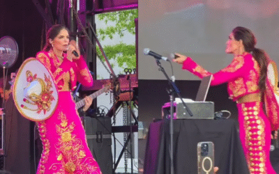 Ana Bárbara ‘explota’ y tira su micrófono en plena presentación por falla de audio