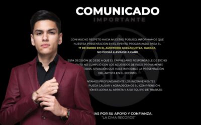 Caos y enojo tras concierto fallido de Virlan García y Germán Montero en Oaxaca