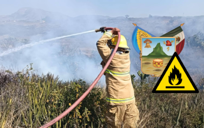 Reportan incendios activos en municipios del Valle del Mezquital